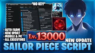 Sailor Piece Script — NO KEY, Auto Farm, Instant Kill, Ice Update, God Mode, Auto Tower (BEST)