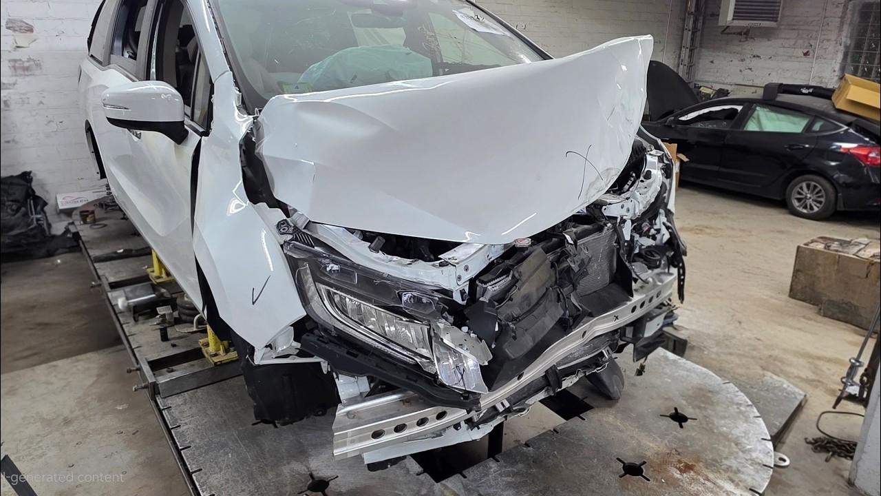 HONDA ODYSSEY 2023 INSANE Transformation - Front End Rebuild Without Cutting the Frame