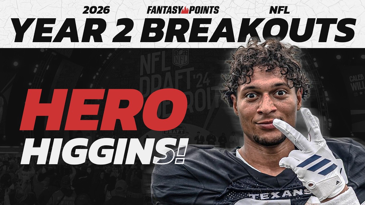 Fantasy Football 2026: Year 2 WR & TE Breakouts, Flag Plants & Fades (Dwain McFarland)