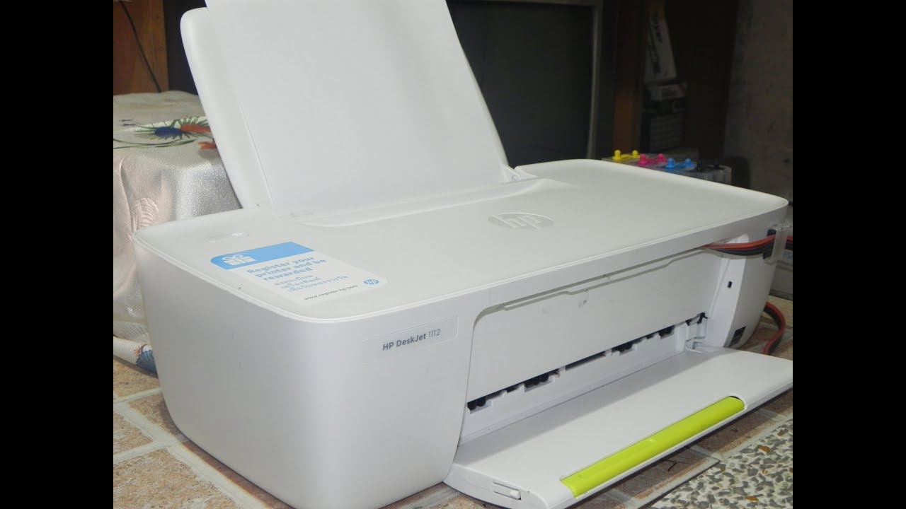 HOW TO HP DESKJET 1112 CISS YouTube