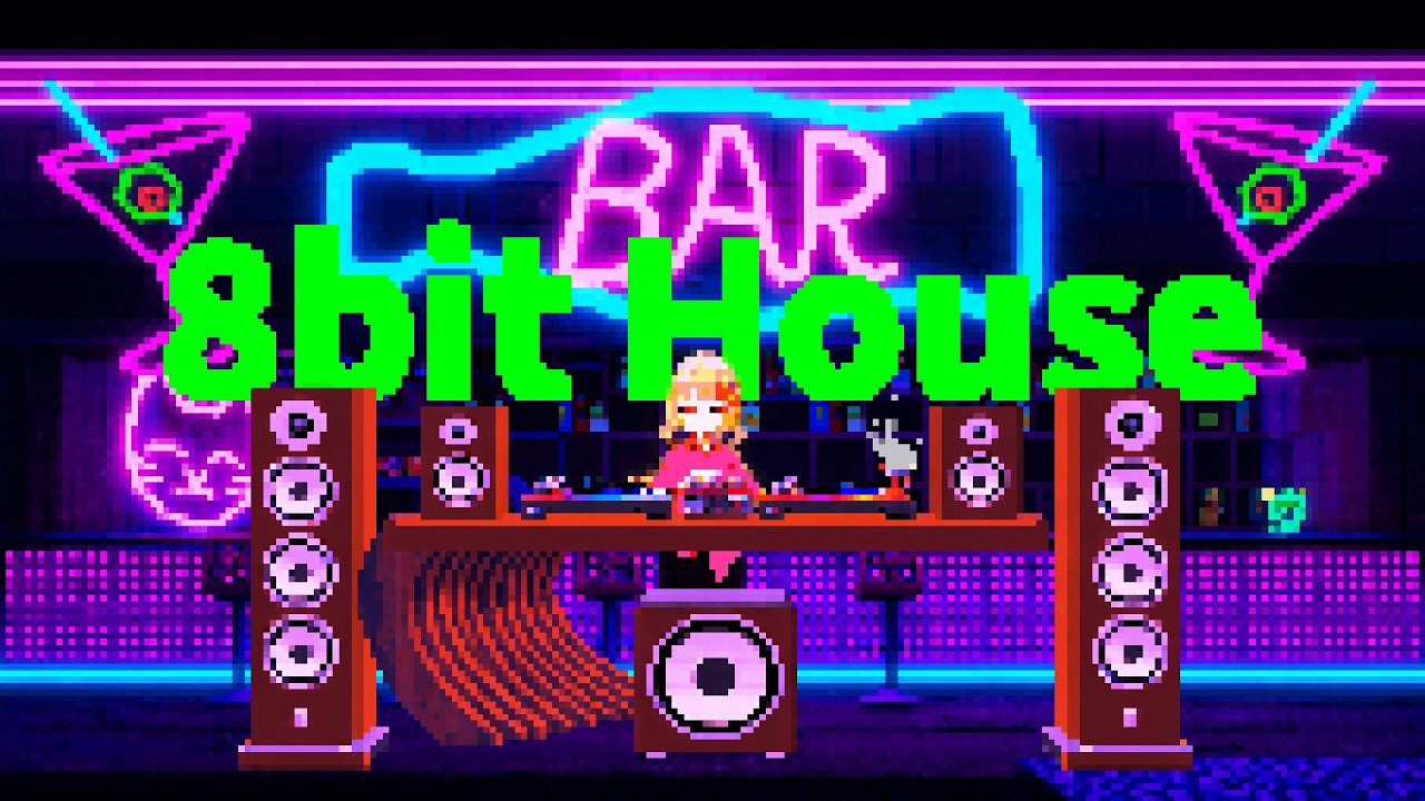 8bit House DJ Mix - Retro Cyber Bar - YouTube