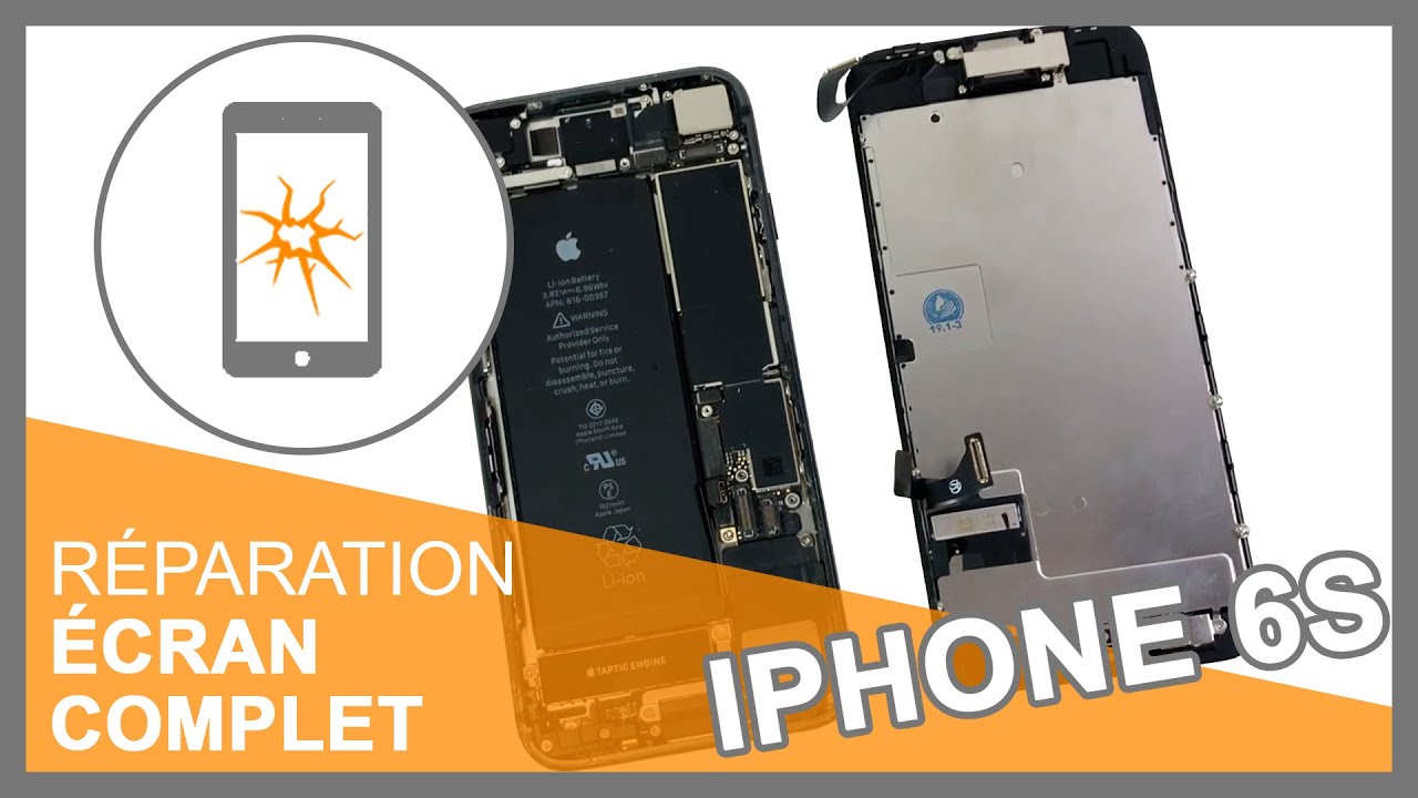 Tuto: Remplacer l'écran complet iPhone 6S - YouTube