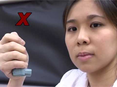 How to use a Metered Dose Inhaler (MDI) with counting technique