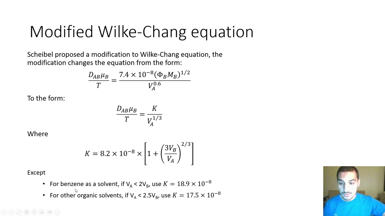 Mass transfer in Arabic 16 Estimating Diffusivity in liquid phase