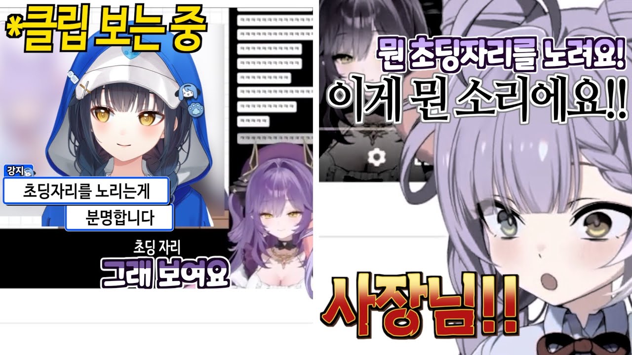 스텔 도감 보는 후야님 클립을 보는 부키 클립 [텐코 시부키 클립/카페탐방]