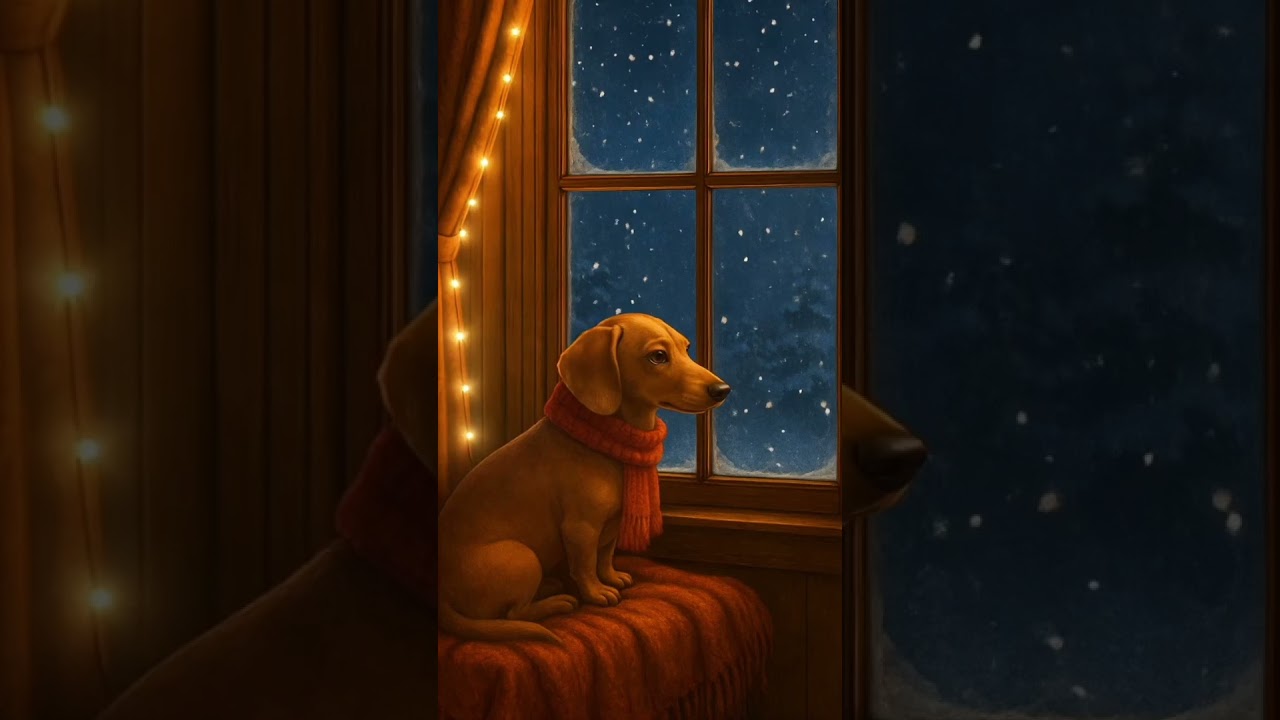 Watching the Snow on Christmas Eve 🎄