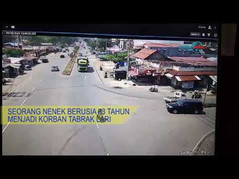 Rekaman CCTV Nenek 83 Tahun di Bengkulu jadi Korban Tabrak Lari