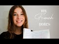 How I take my French notes. Tips for studying French + my French learning journey explained