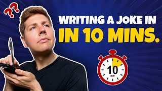 How to Write a Joke Fast (Live Class) | How to Write Comedy in 10 Minutes