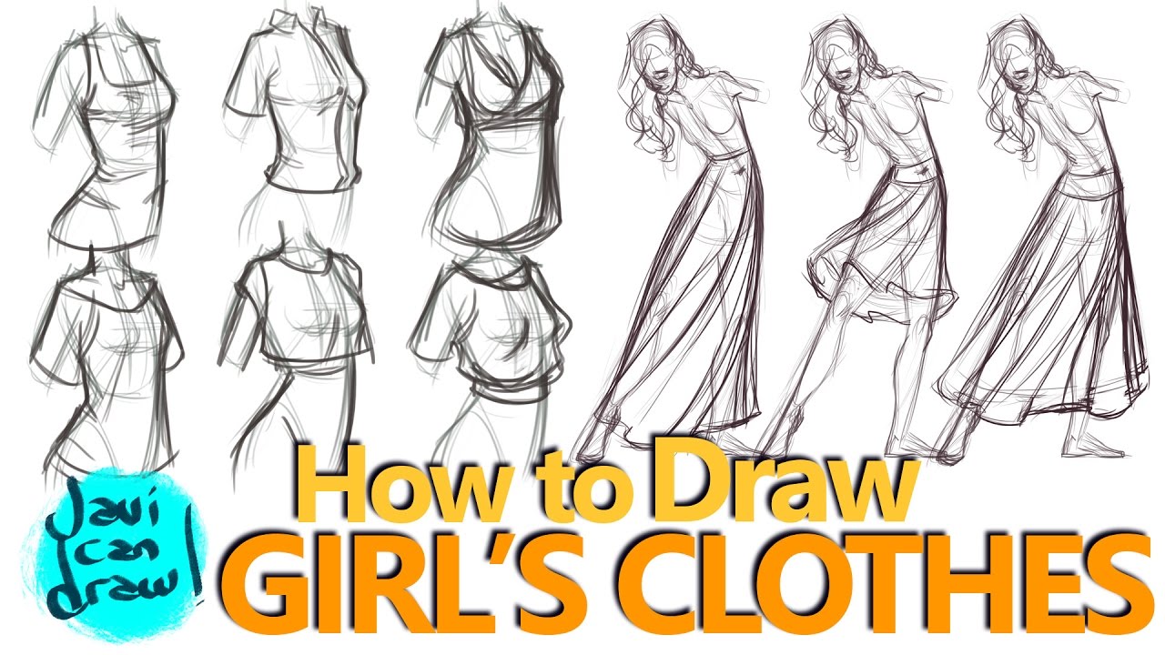 How I Taught Myself To Draw Female Clothes - Youtube