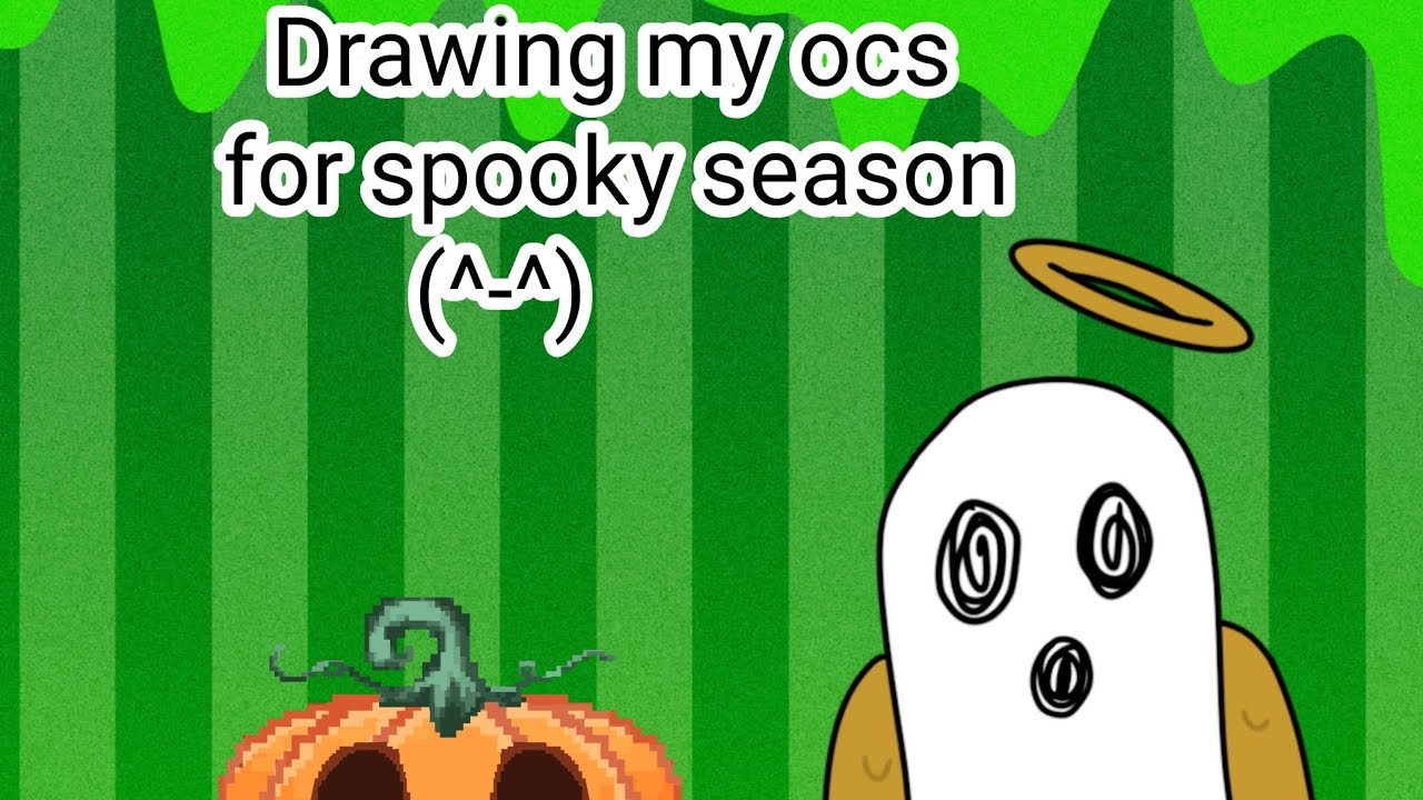 Drawing my ocs for Halloween 🎃 - YouTube