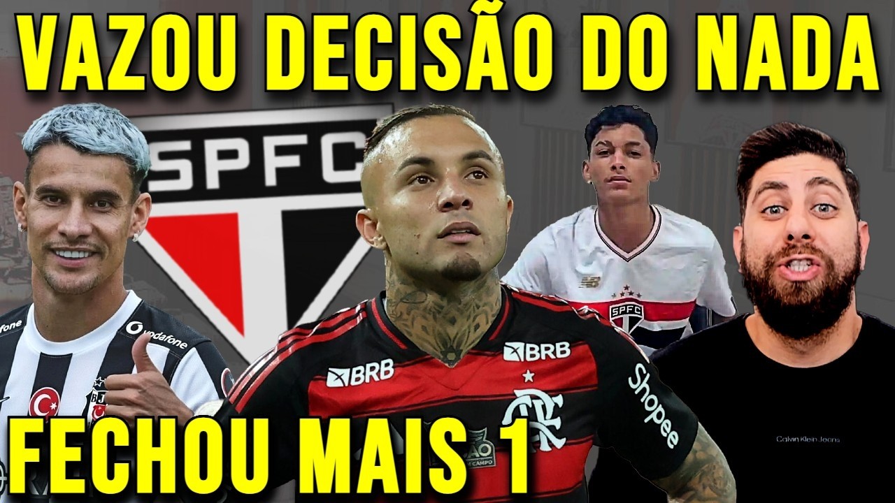 FECHOU AGORA SIM!!! SÃO PAULO TOMA DECISÃO GIGANTE E MANTÉM PLANO DA BASE! SPFC SE FORÇA BASTANTE!