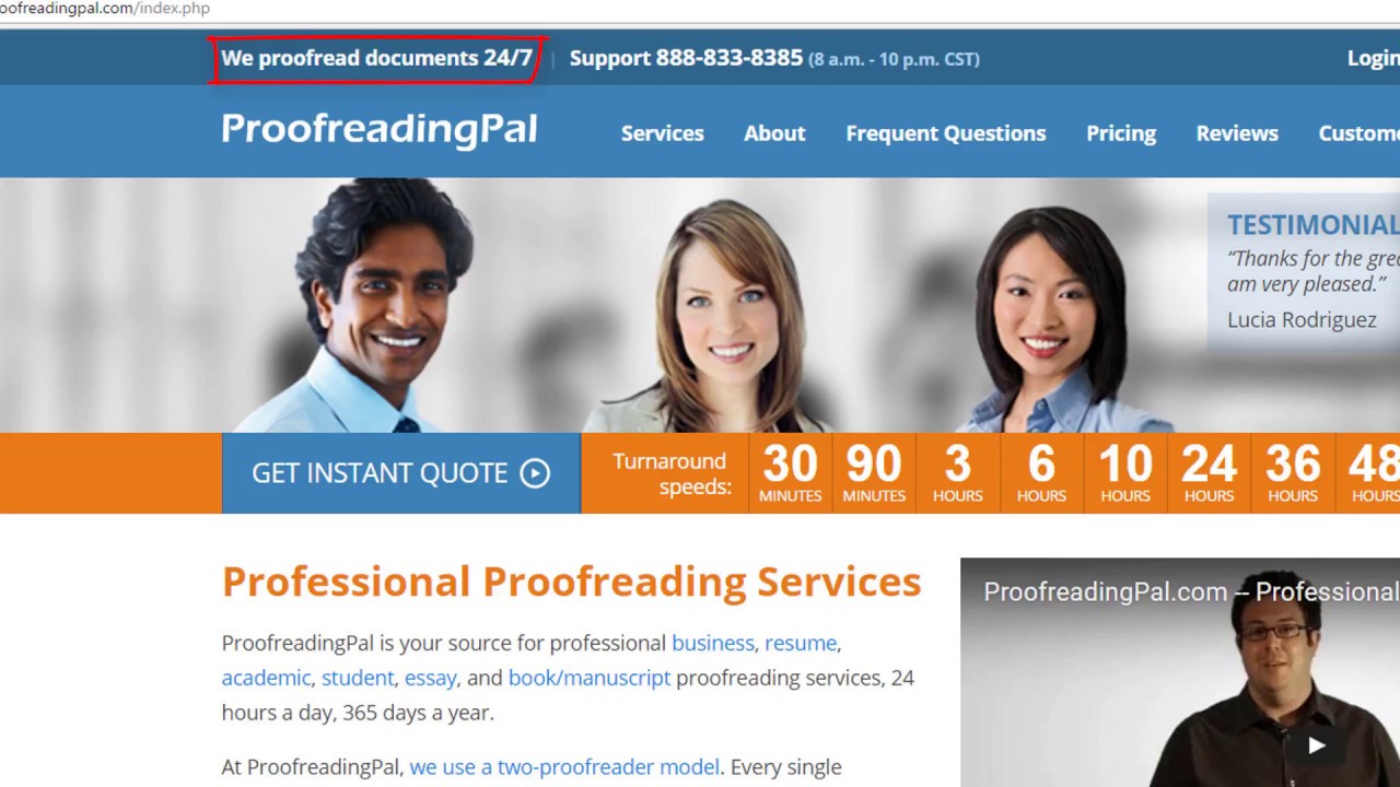 Proofreading service singapore
