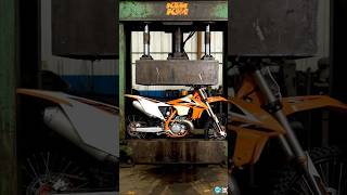 “KTM Bike vs Hydraulic Press 😱  | Real Destruction Test” #hydraulicpress #satisfying #ktm #ytshorts