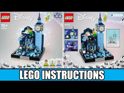 Disney - 3/16 2枚 LEGO Instructions - Disney - 43232 - Peter Pan & Wendy's
