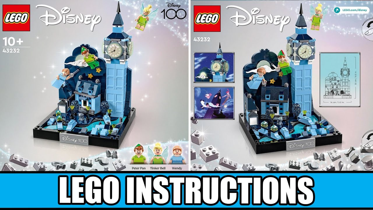 Disney - Peter Pan & Wendy's Flight over London LEGO instructions