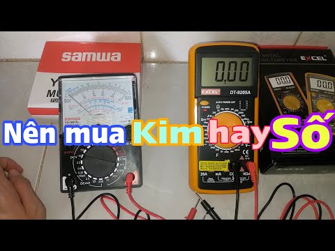 Video So Sánh Đồng hồ đo điện loại Kim Và loại Số | NÊN MUA... - youtube