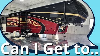 SLIDES CLOSED; Luxe 38GLS Fifth Wheel