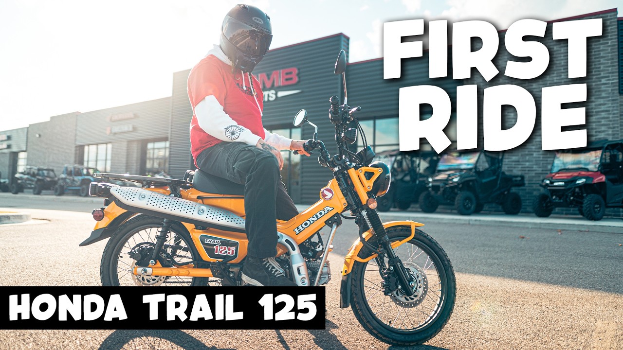 Honda Trail 125 Review | Mini Motorcycle Test Ride & Real-World Impressions