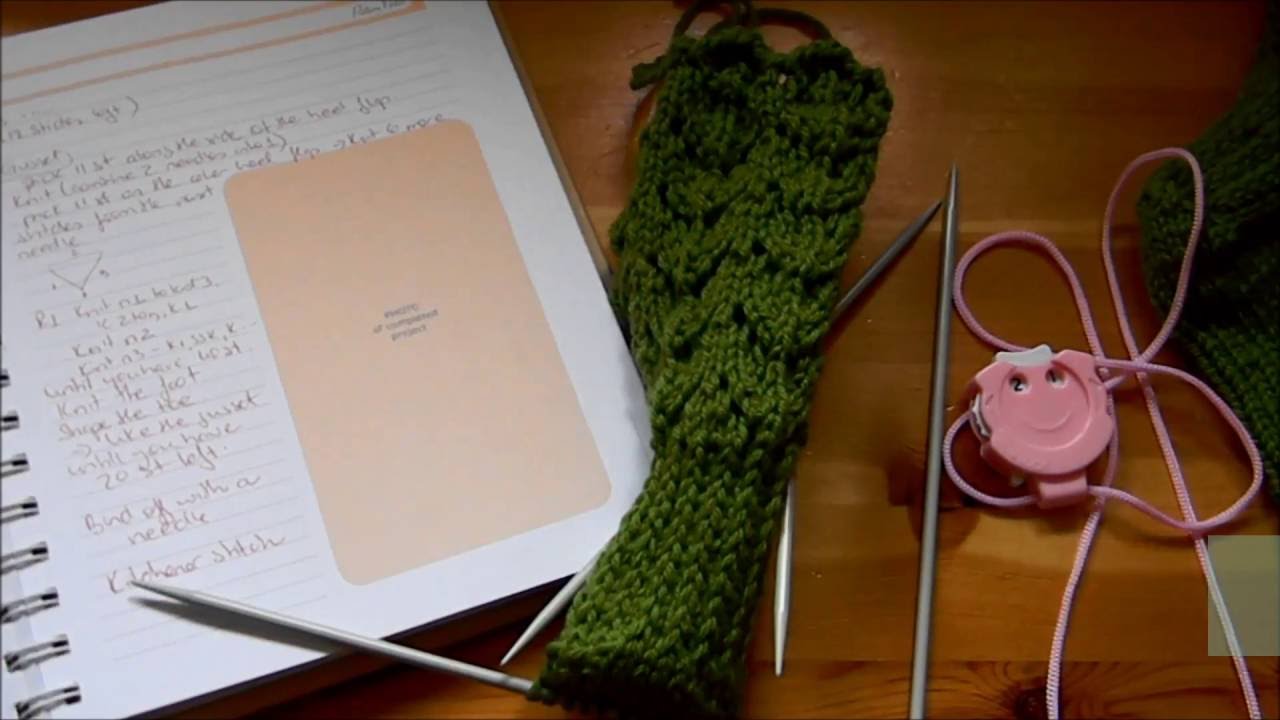 HOW TO KNIT SOCKS turning the heel YouTube