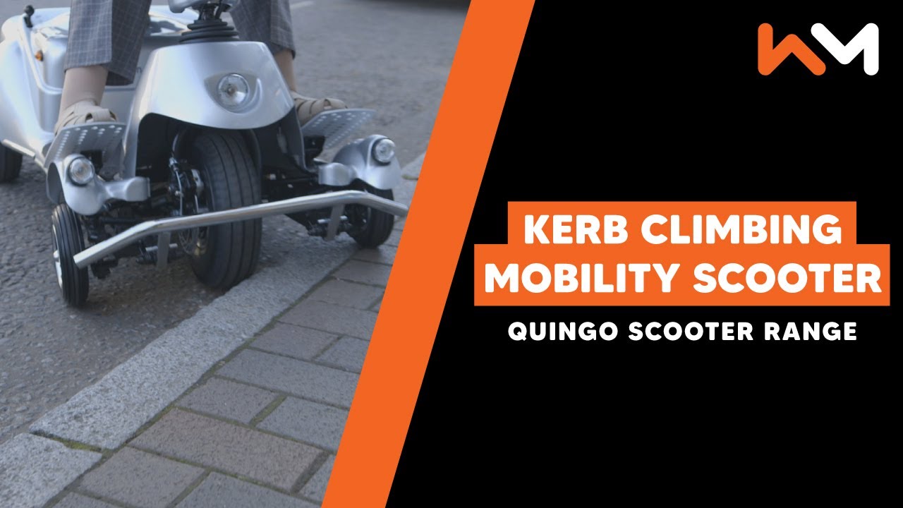 Kerb climbing on a mobility scooter made easy thanks to the Quingo 5