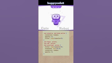 Cute Robot Animation 🤖#cute #robot #html #css #programming #javascript
