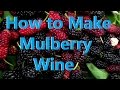 How to make mulberry wine