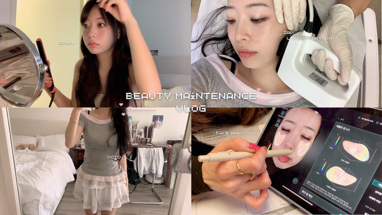 ˖˚ beauty maintenance vlog ꩜ laser treatment, laser hair removal, grwm, tuna mayo onigiri ✿