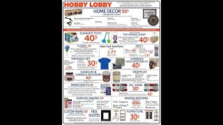 Celebrity Hobby Lobby Weekly Ad April 14 – April 20, 2024 Wealth