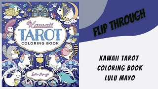 Kawaii Tarot Coloring Book by Lulu Mayo | Flip Through | #coloring #coloringbook #tarot #kawaii