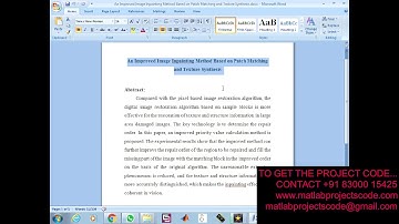 An Improved Image Inpainting Method Based on Patch Matching and Texture Synthesis