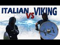 Italian vs viking  shields in action