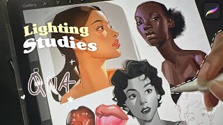 ✿500k q&amp;a! + lighting studies 🌥