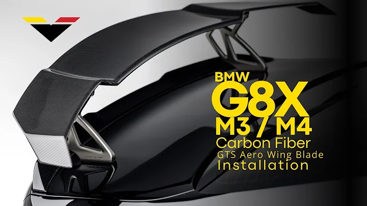 BMW G8X M3/M4 Vorsteiner G8X GTS Aero Wing installation
