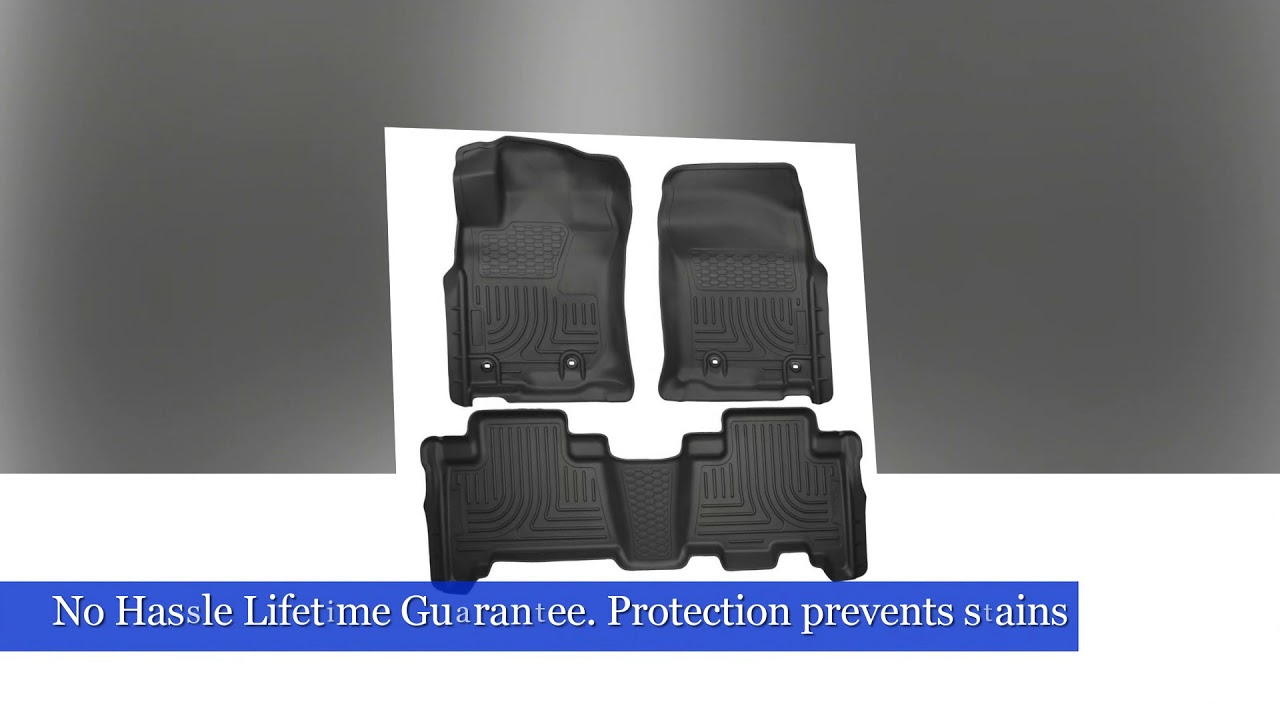 Husky Liners Front & 2nd Seat Floor Liners Fits 1418 GX460, 1318