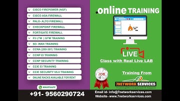 INTRODUCTION OF PALO ALTO FIREWALL PCNSA || PCNSE || PANORAMA || 7NETWORKSERVICES || 24X7 LAB ACCESS