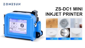 ZONESUN ZS-DC1 Handheld Inkjet Printer Portable Date Coding Machine