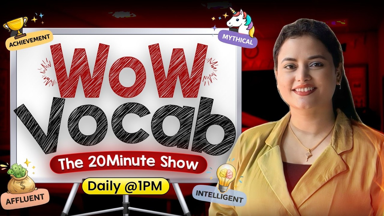 WOW VOCAB #19 | English Vocabulary for Bank, SSC, Teaching & Defence | Rupam Chikara Ma'am