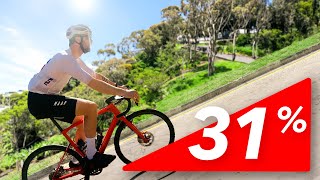 Cycling up Brisbane Australia's 3 Steepest Streets screenshot 5