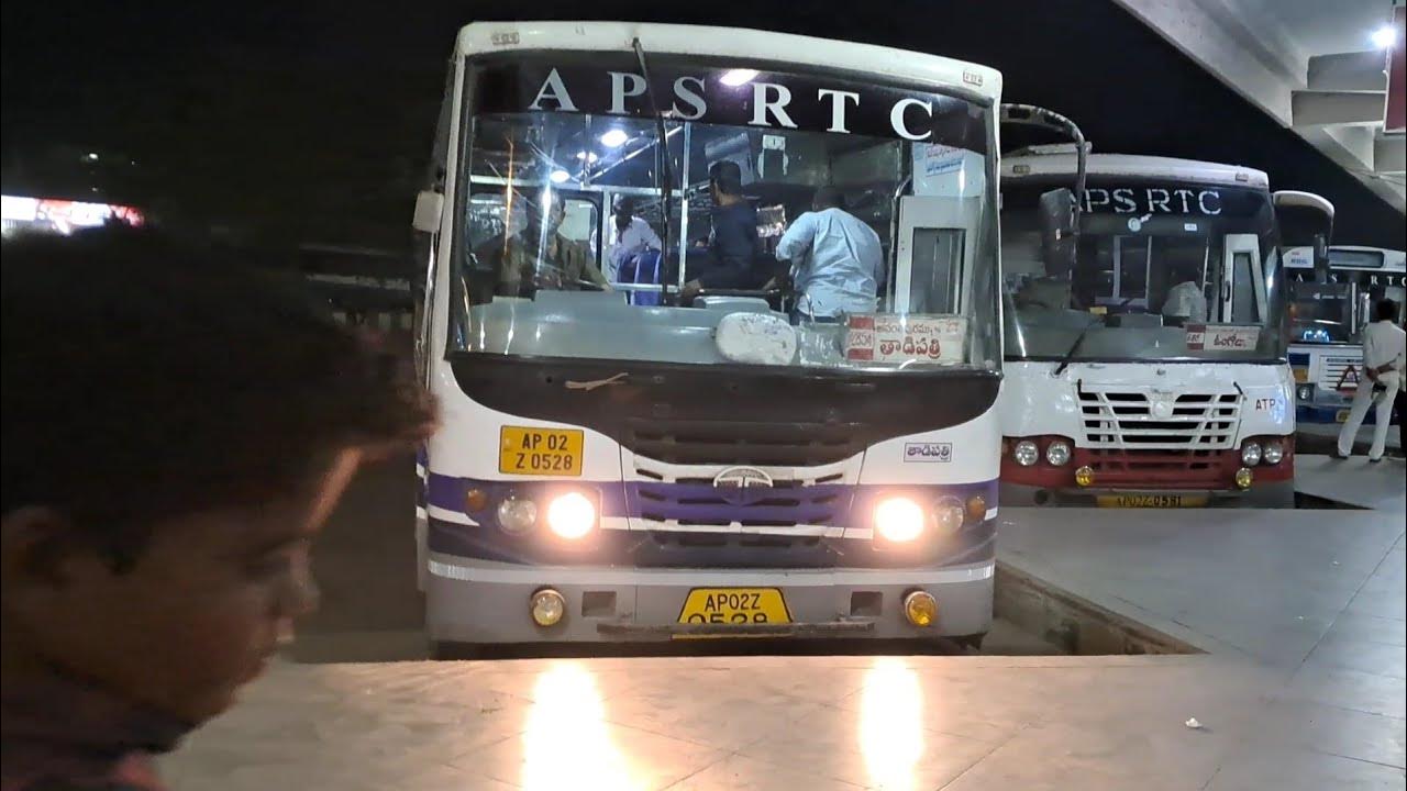 Bangalore To Tadipatri Apsrtc Ultra Deluxe Buses Departure Timings Via