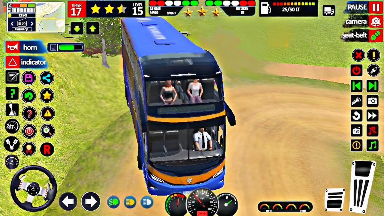 Offroad Bus Games 3D Coach Bus - Android Bus Gameplay Video | Part 3
