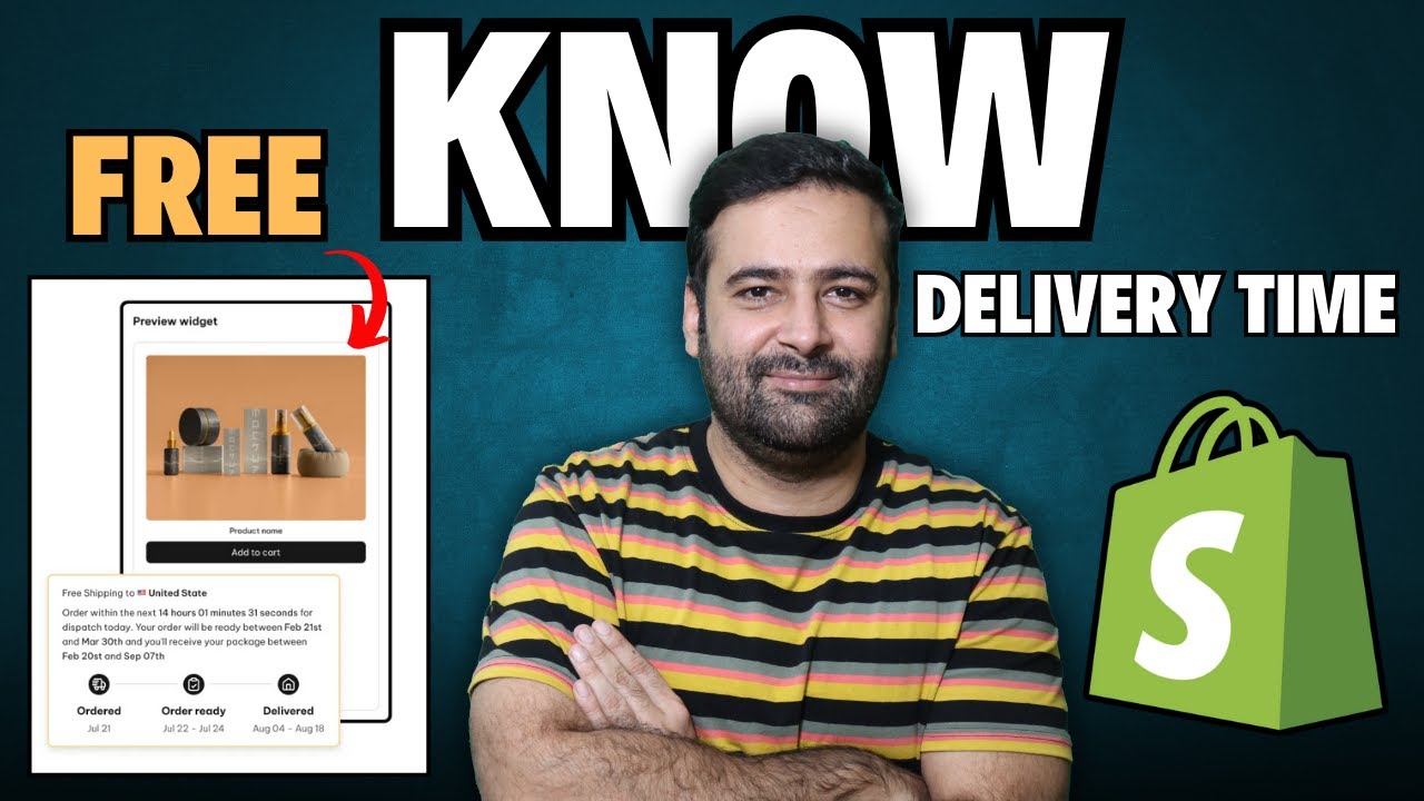 How to Reduce Cart Abandonment with Estimated Delivery Dates (Shopify Tutorial)