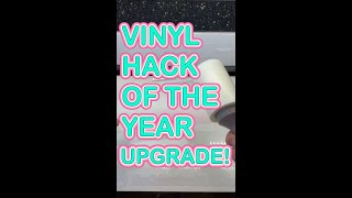 vinyl hack of the year upgrade! #shorts #hacks #cricut #decal #svg