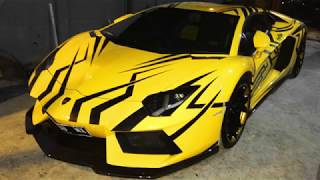 Lamborghini Aventador Tribal Design By Simon Designs R N Arts Graphic Sticker