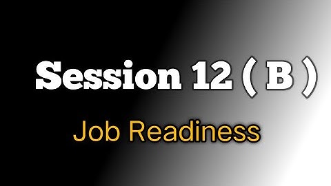 OS-CIT KNOWLEDGE CHECK 2023 SESSION 12 (B)