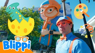 blippi plays games his clubhouse blippi 1 hour moonbug kids