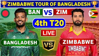 Bangladesh vs Zimbabwe, 4th T20 | BAN vs ZIM 4th T20 Live Score & Commentary