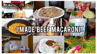 A Day in my Life-Beef macaroni Bnai-Daily Routine