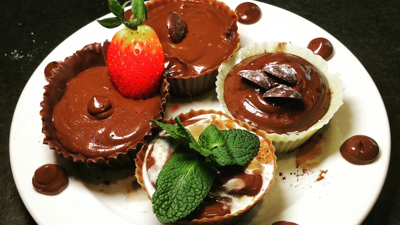 Easy Vegan Chocolate Pot Puddings. How to make.