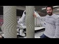 Designing HUGE Concrete Forms | 3D Printing Robotic Arm on a Track in Action at Vertico